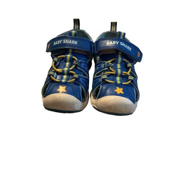 NICKELODEON Pinkfong Baby Shark Children’s Blue LIGHT UP Trekking Sandal-Size 7 - Picture 8 of 13